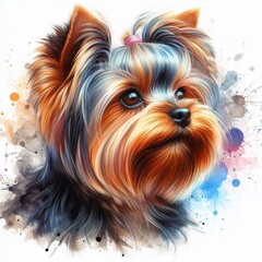 Naklejka premium Yorkshire Terrier