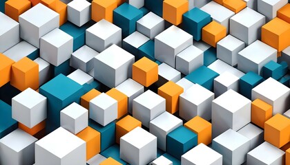 Obraz premium 3D Abstract Geometric Shapes