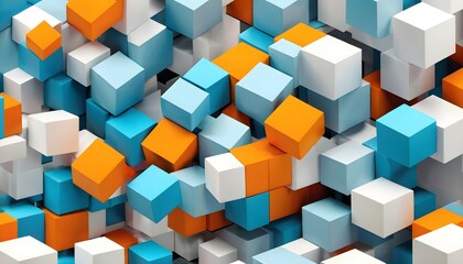 Obraz premium 3D Cubic Design Inspiration