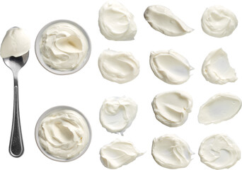 Yogurt collection - Ready to use Premium PNG Cutout isolated image.