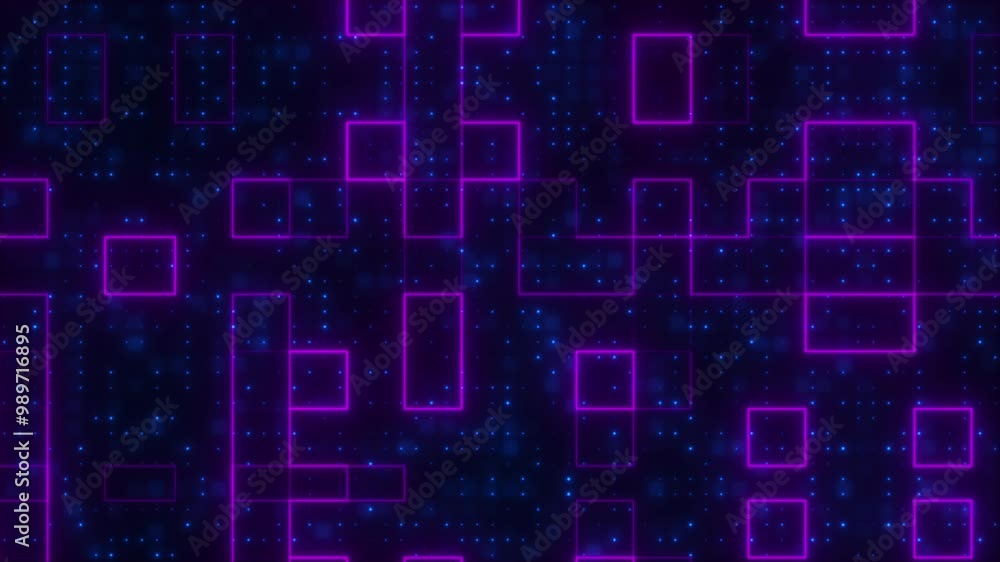 Poster digital lines and dots. computer generated 3d render