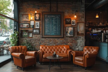 Cozy Coffee Shop Interior