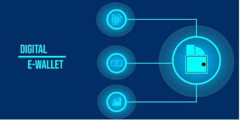 e-wallet transaction digital payment application. digital payment application mobile. e-wallet application transaction and bank digital. 