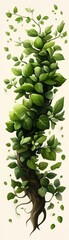 Obraz premium Botanical Arboreal Majesty illustration