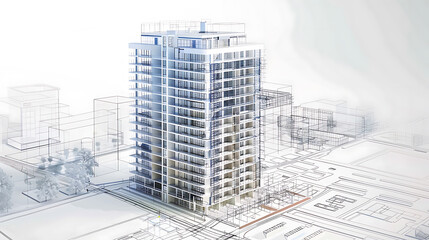 Fototapeta premium building blueprint