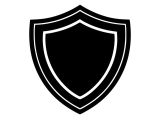 shiled shape  silhouette  vector, Protect shield security icons