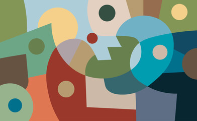 Obraz premium colorful abstract art for wall decoration 