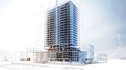 Fototapeta premium building blueprint