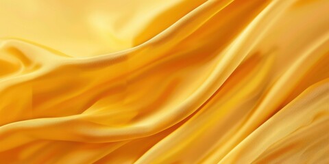 Obraz premium Elegant Yellow Fabric Texture Background for Design Projects and Presentations.