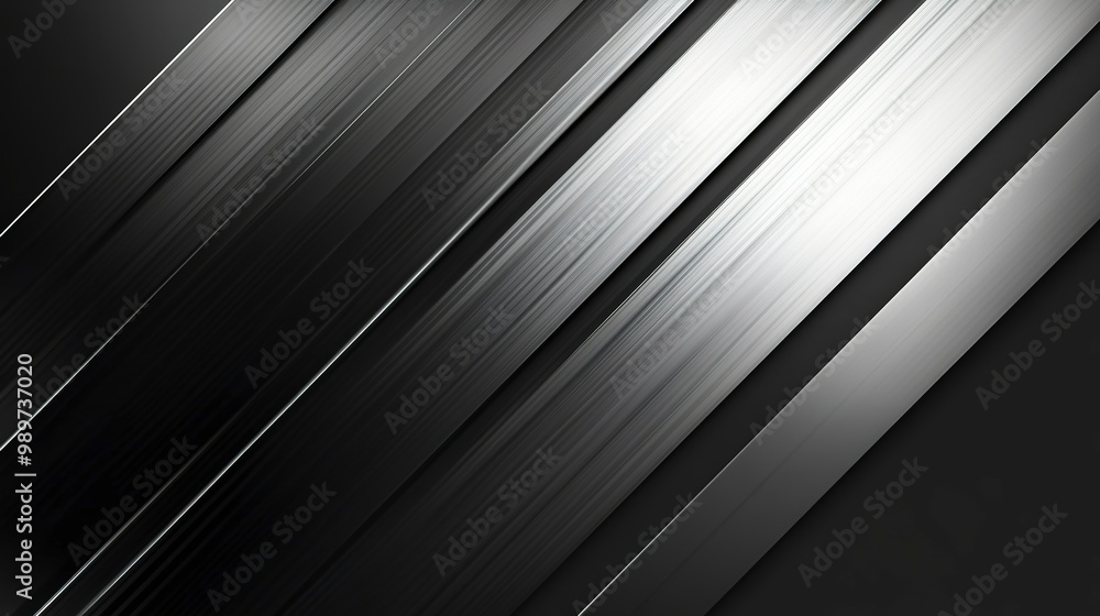 Poster abstract black and silver are light gray with white the gradient is the surface with templates metal