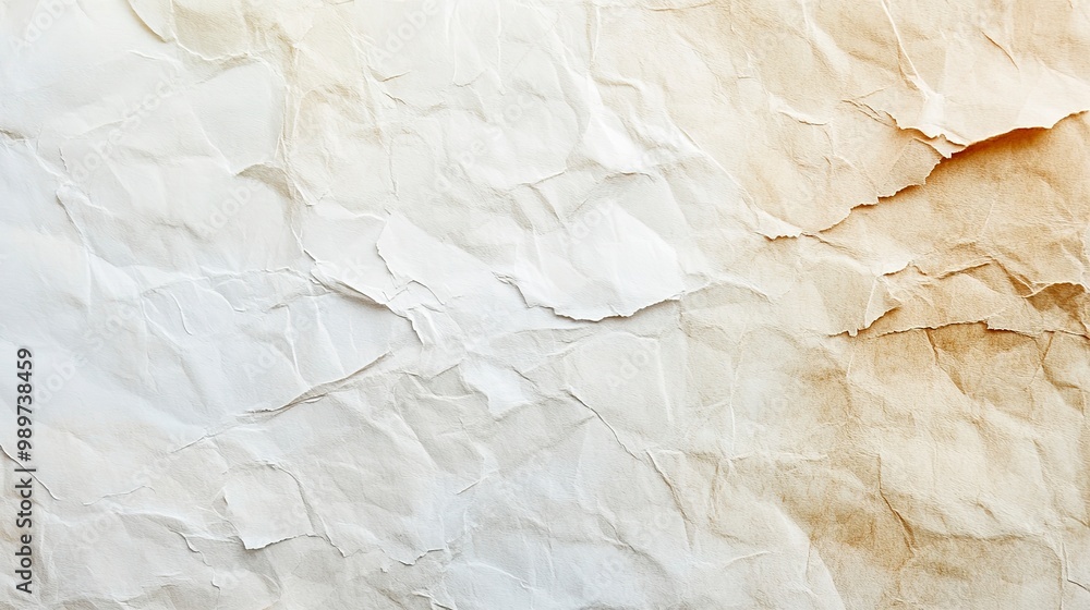 Poster a close-up of a textured paper surface with a soft, muted color palette, perfect for backgrounds and