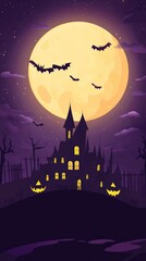 Illustrated Halloween Background