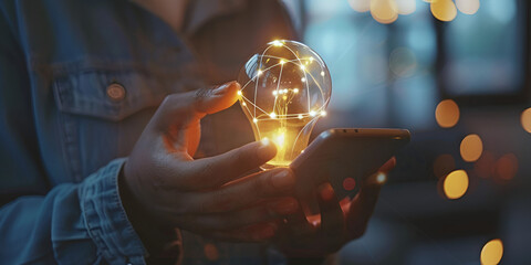 Illuminated Innovation, Light Sphere, Creative Connection, Digital Globe