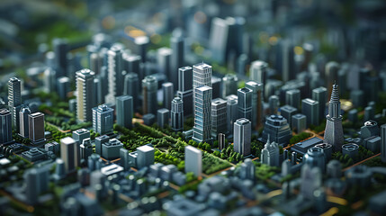 3d city