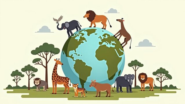 Animal Diversity: Global Wildlife Conservation and Ecosystem Balance