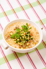 ザーサイときゅうりのご飯を土鍋で作る