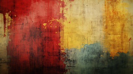 This backdrop showcases distressed textures with vibrant colors for dynamic promotional activity