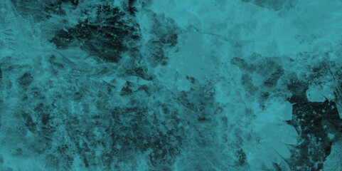 Blue color dust particles explosion cloud on black background minimal design and artistic watercolor splashes background. Wallpaper Created Using Artificial Intelligence	
