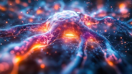 Fototapeta premium Abstract Neural Network