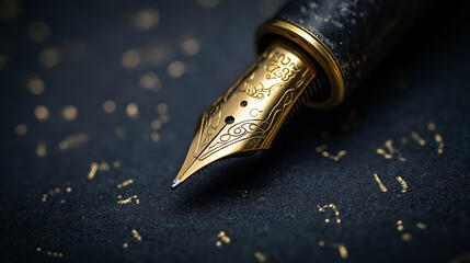 fountain pen close up