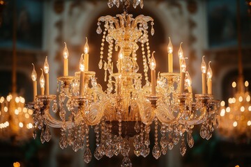 Elegant Crystal Chandelier