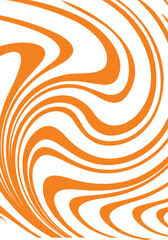 An orange tone curved line pattern used as a background for graphic design.