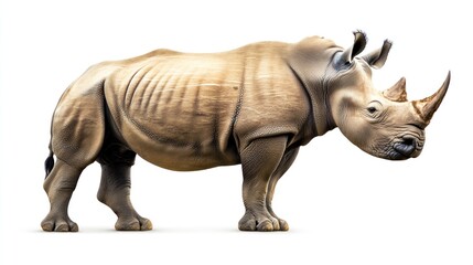 Fototapeta premium White Rhino Portrait