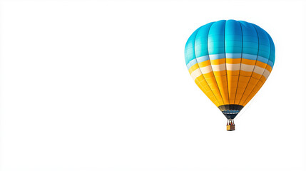Naklejka premium hot air balloon isolated