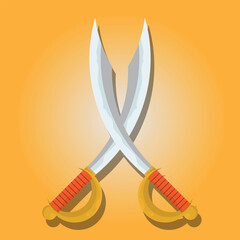 sword vector illustration, great for a logo or icon.