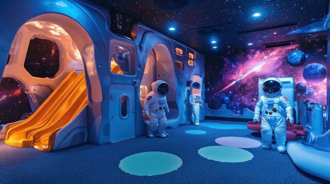 Space Themed Playroom