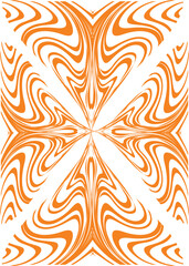 An orange tone curved line pattern used as a background for graphic design.