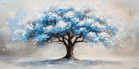  Blue Tree Artwork