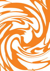 An orange tone curved line pattern used as a background for graphic design.