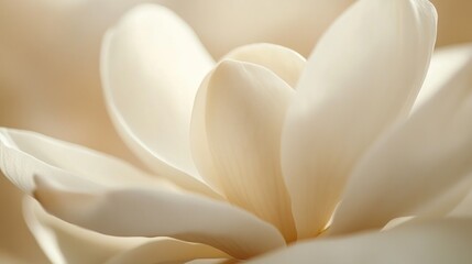 Close Up of a White Flower Petals