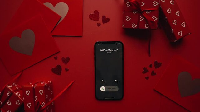 hearts on black background