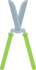 Gardening secateurs with green handles are essential tools for cutting branches and maintaining a tidy garden