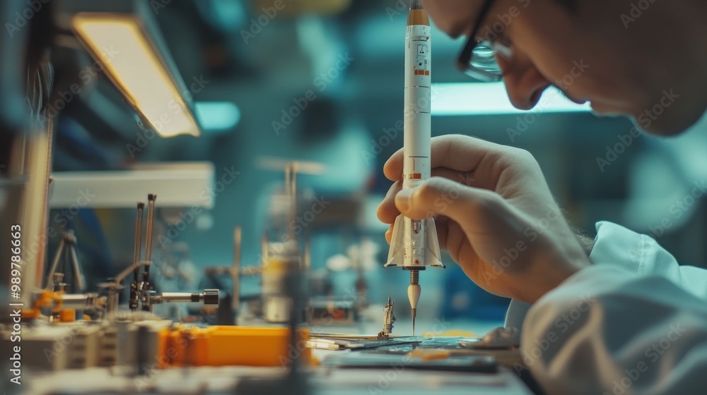 Poster focused model builder: constructing a detailed rocket model