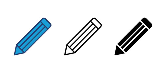 Pencil icon vector. pen symbol. edit icon vector