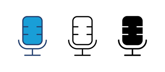 microphone icon vector. karaoke icon vector