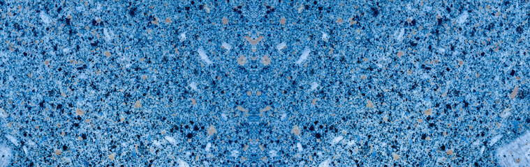 Wall terrazzo texture gray blue of stone granite black white background marble surface pattern sandstone small have mixed sand tile background.