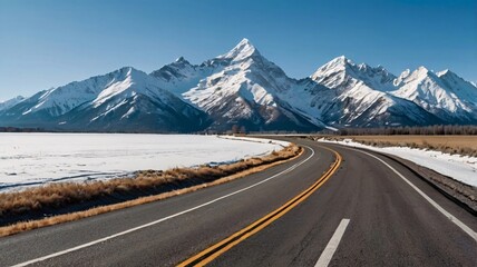 A Beautiful highway road