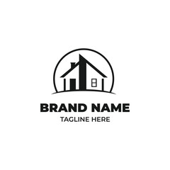 Fototapeta premium Logo of real estate, housing or residential