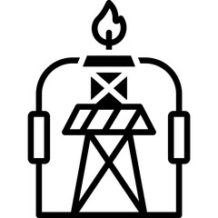Drilling Rig Icon