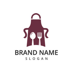 Cooking logo,Cook apron for logo For restaurant, cafe menu or banner, poster.