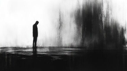 Obraz premium Solitude and Uncertainty