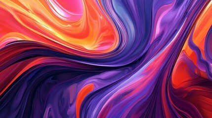 Fluid graffiti wall, swirling shapes and soft gradients