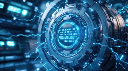 Dynamic Lightning Effects in a Futuristic Environment