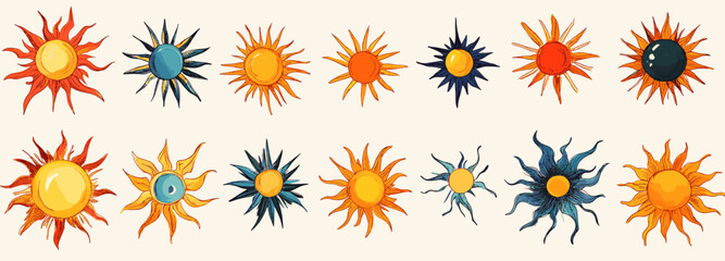 Obraz premium pattern of sun