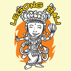 Traditional Indonesian dance from Bali, Tari Legong