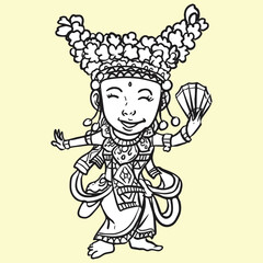 Tari Legong, Bali traditional dance